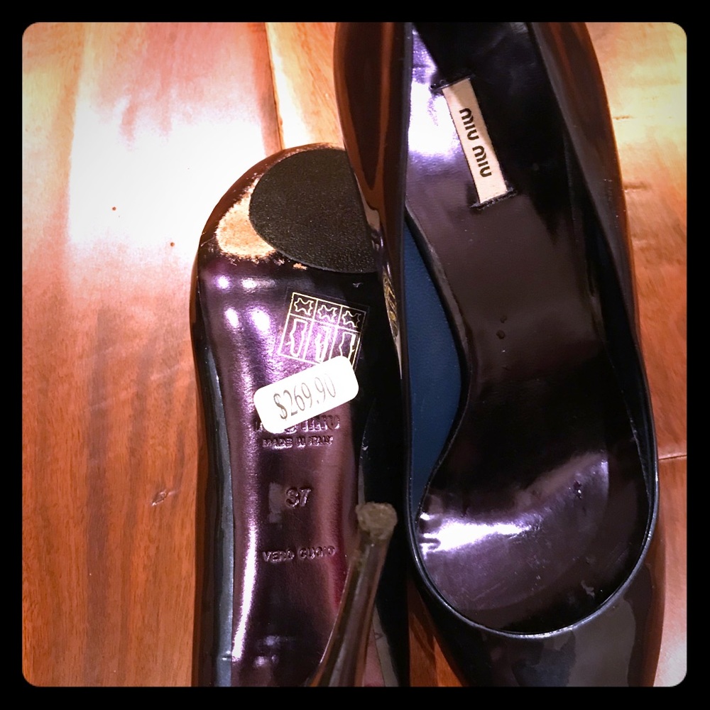 Miu Miu peep toe heels BUY ANY 2 GET 10OFF